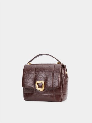 Women's Songmont Chocolate Medium Bags Brown Red | ZXP2190NQ