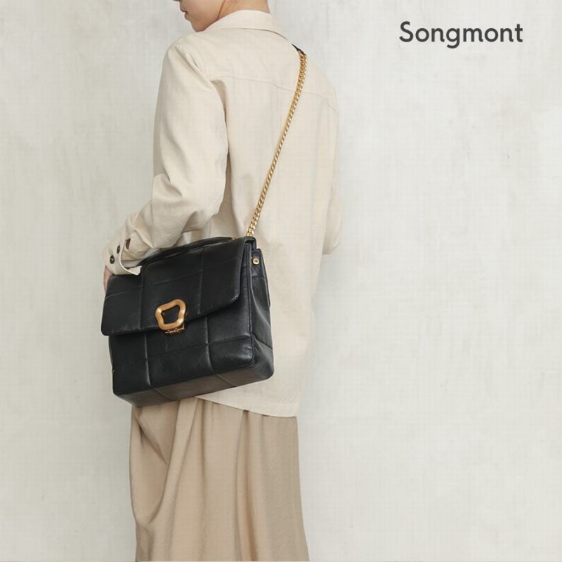 Women's Songmont Chocolate Large Bags Black | HMT7967LK